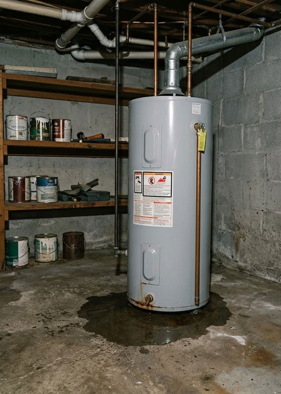 leaking water heater